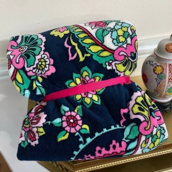 Vera Bradley Floral Blanket in Petal Paisley